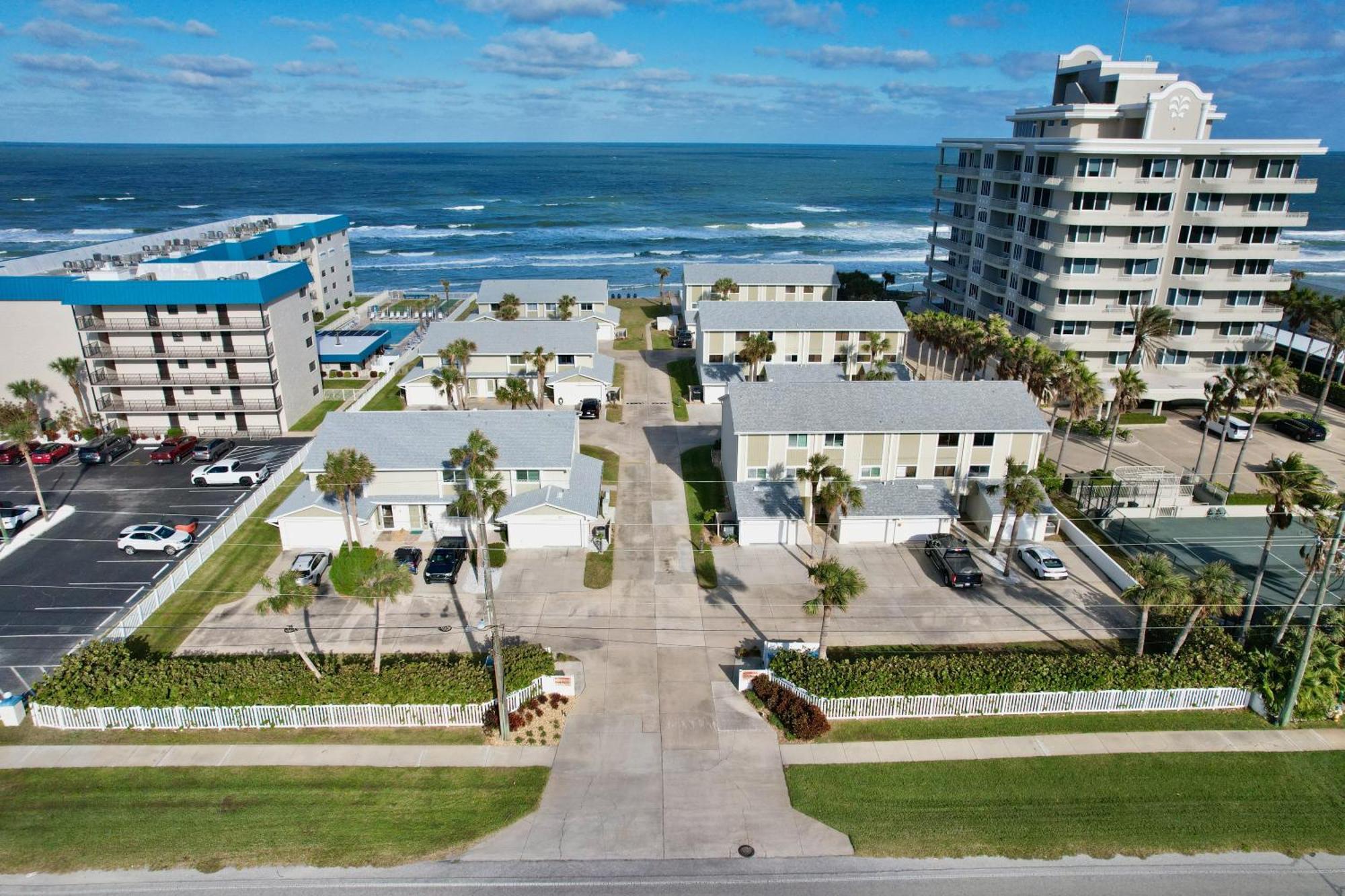 Zen Beach Retreat - Ocean View Townhouse -No Drive Beach นิวสเมอร์นาบีช ภายนอก รูปภาพ